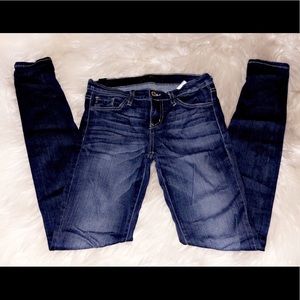 KANCAN Dark Wash Mid Rise Skinny Jean